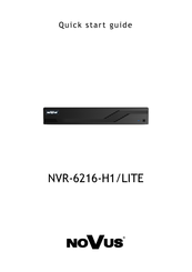Novus NVR-6216-H1/LITE Quick Start Manual