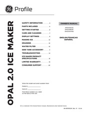 GE OPAL 2.0 Owner's Manual