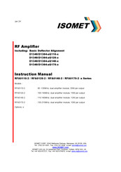 ISOMET RFA0170-2 Series Instruction Manual