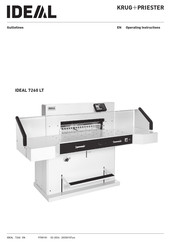 KRUG+PRIESTER IDEAL 7260 LT Operating Instructions Manual