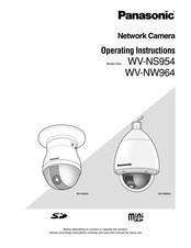 Panasonic WV-NS964 Operating Instructions Manual