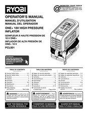 Ryobi PCL001B Operator's Manual