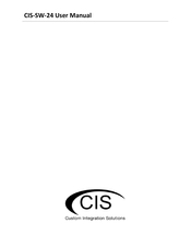 CIS CIS-SW-24 User Manual