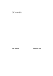 Electrolux DIK3484-UR User Manual