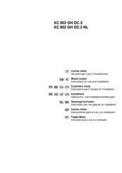 Hotpoint XC 902 GH DC.3 Instructions For Use And Installation
