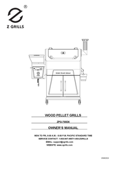 Z GRILLS ZPG-700D6 Owner's Manual