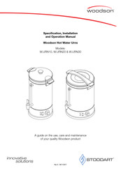 STODDART Woodson W.URN10 Specification, Installation And Operation Manual
