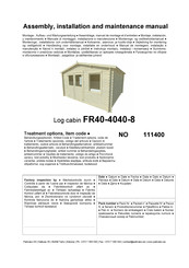 Palmako FR40-4040-8 Assembly, Installation And Maintenance Manual