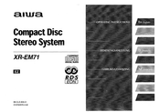 Aiwa XR-EM71 Operating Instructions Manual