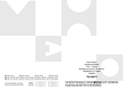 Costway TA10071 Instruction Booklet