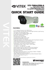 Vitek Transcendent VTC-TNB4LPRN-A Quick Start Manual