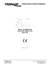 Tronair 02-7960C0100 Operation & Service Manual