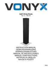Vonyx DJ Plinth DJP170 Instruction Manual