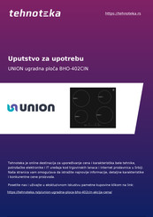 Union BHO-402CIN User Manual