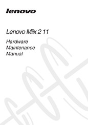 Lenovo Miix 2 11 Hardware Maintenance Manual