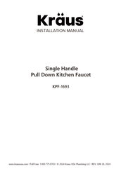 Kraus KPF-1693 Installation Manual