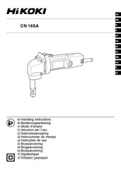 HIKOKI CN 16SA Handling Instructions Manual