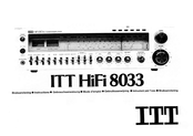 ITT HiFi 8033 Instructions Manual