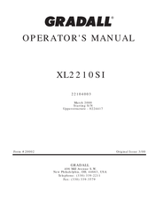 Gradall XL2210SI Operator's Manual