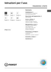 Indesit PTAA 3 V X Operating Instructions Manual