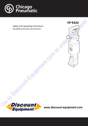 Chicago Pneumatic CP 0222 Safety And Operating Instructions Manual