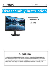 Philips 252B9/01 Disassembly Instructions Manual