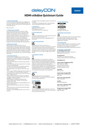 Deleycon MK4362 Quick Start Manual