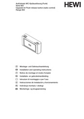 Hewi 802.50.06360 DR Installation And Operating Instructions Manual