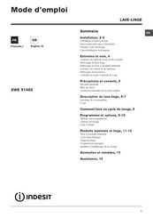 Indesit XWE 91482X W Instructions For Use Manual