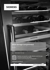 Siemens KU21WAHG0G/02 Information For Use