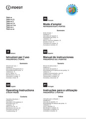 Indesit TIAA12VSI1 Operating Instructions Manual