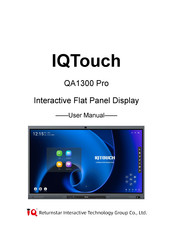Returnstar Interactive Tech IQTouch QA1300 Pro User Manual