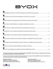 byox RENDES-VOUS GSS-A2-005A Instructions For Use Manual