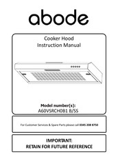 Abode A60VSRCH0B1 B/SS Instruction Manual