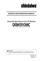 Shindaiwa DGW310MC/RS Owner's And Operator's Manual