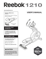 Reebok 1210 Elliptical User Manual