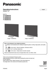Panasonic TV-48Z85AGZ Operating Instructions Manual