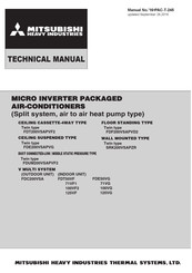 Mitsubishi Heavy Industries SRK200VSAPZR Technical Manual