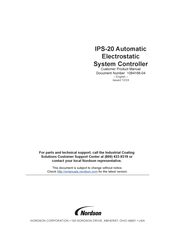 Nordson IPS-20 Customer Product Manual