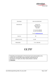 elexxion claros nano Manual