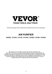 VEVOR XF180A Manual