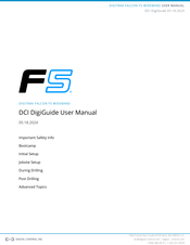 Digital Control DIGITRAK FALCON F5 WIDEBAND User Manual