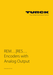 turck RES-06 Instructions For Use Manual
