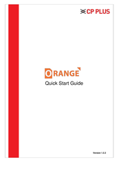 CP Plus ORANGE F Series Quick Start Manual