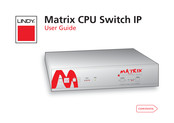 Lindy Matrix CPU Switch IP User Manual