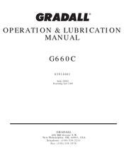 Gradall G660C Operation Manual