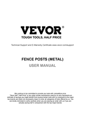 VEVOR 10-7FT User Manual