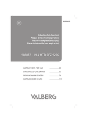 VALBERG IH 4 HTB 2FZ 929C Instructions For Use Manual