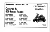 Simplicity AGCO ALLIS CORONET Operator's Manual
