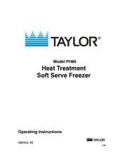 Taylor PH85 Operating Instructions Manual